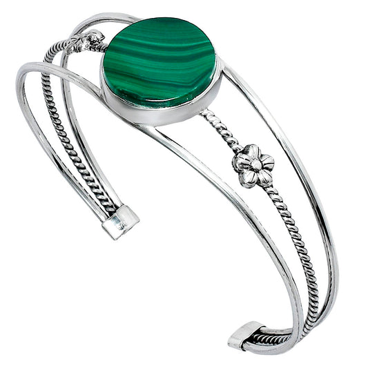 Premium Quality Malachite Eye - Congo Cuff Bangle Bracelet B-1012 41-EB10445