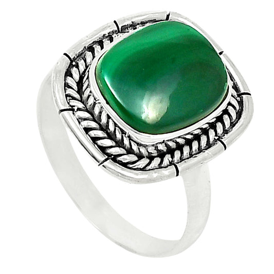 Premium Quality Malachite Eye Ring size-9 R-1728 41-ER13565