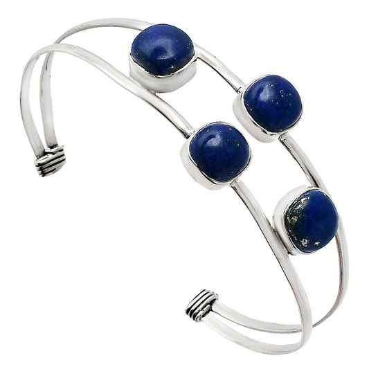 Premium Quality Lapis Lazuli Cuff Bangle Bracelet B-1047 42-EB10476