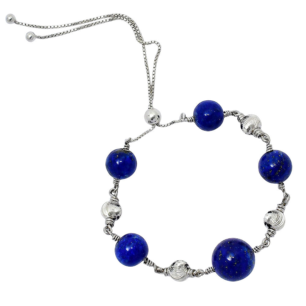 Premium Lapis Lazuli - Afghanistan Bracelet B-1024 42-EB10503