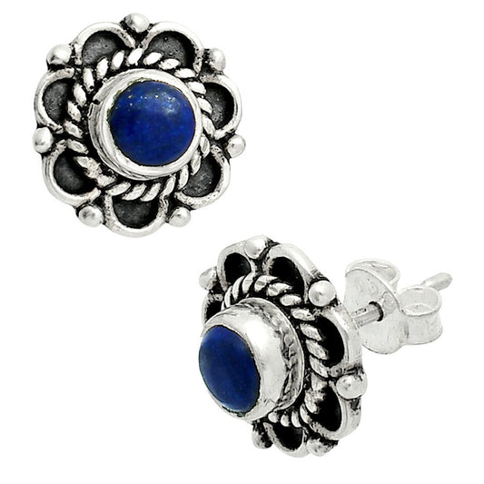 Premium Lapis Lazuli Stud - Afghanistan Earrings E-1121 42-EE10375