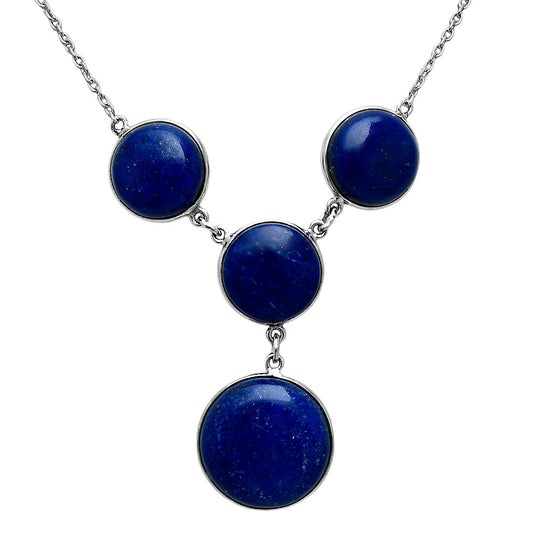 Premium Quality Lapis Lazuli & Lapis Lazuli Necklace N-1013 42-EN10125