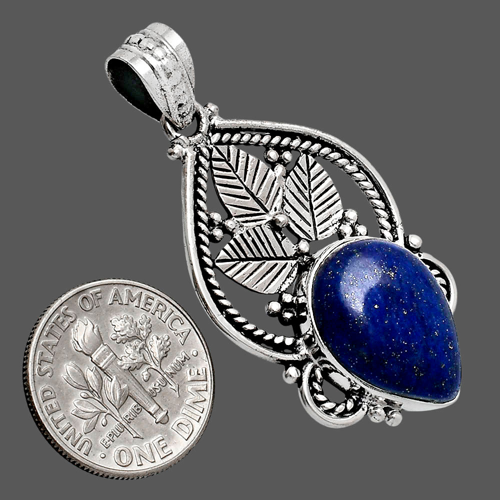 Premium Quality Natural Lapis Lazuli Pendant P-1258 42-EP10314