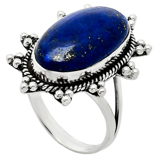 Premium Quality Lapis Lazuli - Afghanistan Ring size-9.5 R-1234 42-ER13585