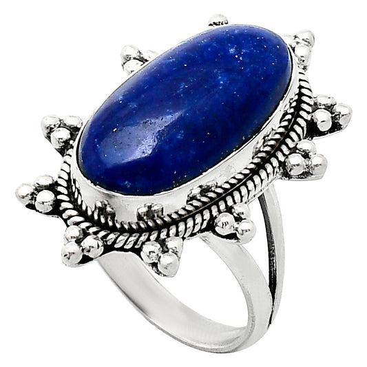 Premium Quality Lapis Lazuli - Afghanistan Ring size-9 R-1234 42-ER13586