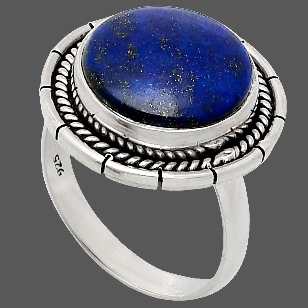 Premium Quality Lapis Lazuli - Afghanistan Ring size-9 R-1728 42-ER13594