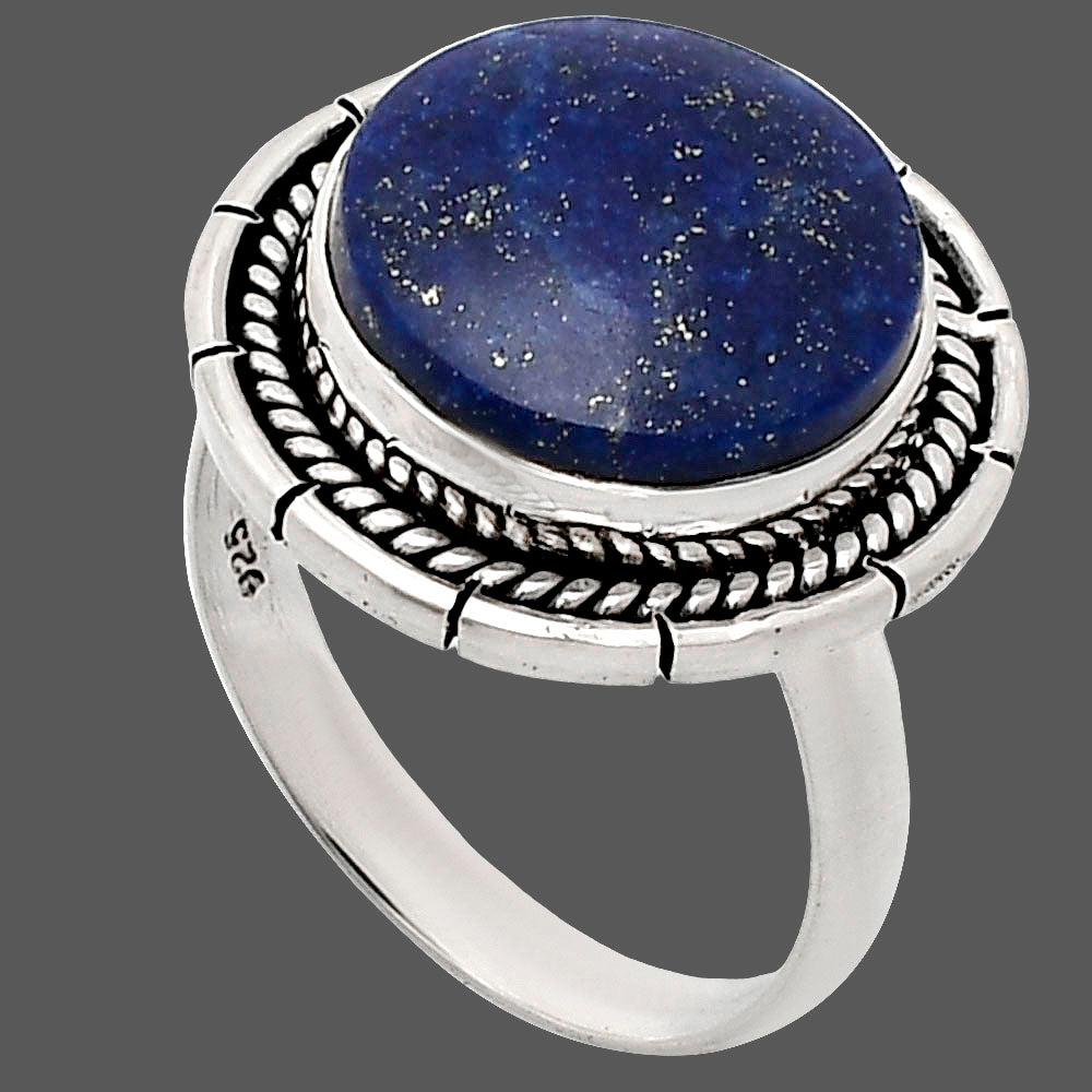 Premium Quality Lapis Lazuli - Afghanistan Ring size-9 R-1728 42-ER13595