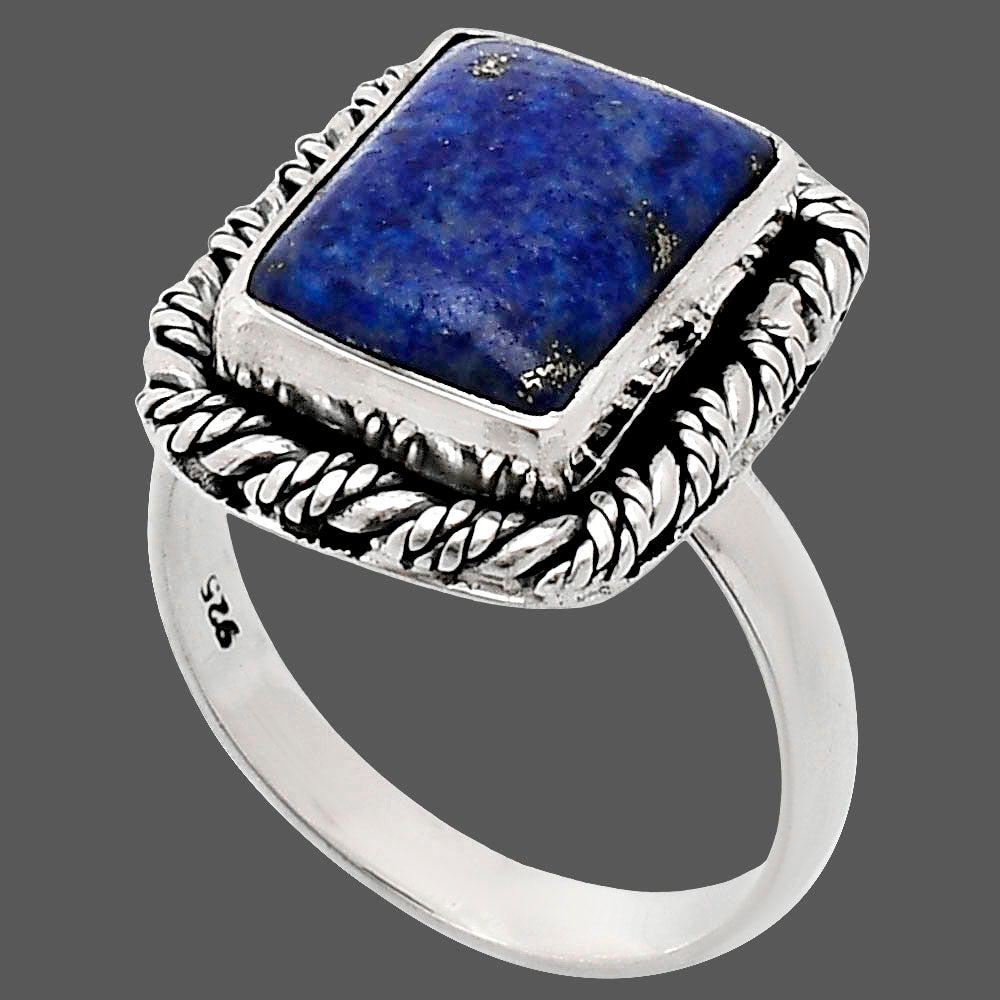 Premium Quality Lapis Lazuli - Afghanistan Ring size-8 R-1013 42-ER13599