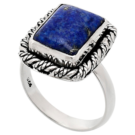 Premium Quality Lapis Lazuli - Afghanistan Ring size-8 R-1013 42-ER13599
