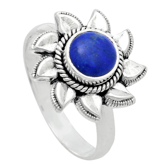 Premium Quality Sun - Lapis Lazuli - Afghanistan Ring size-9 R-1617 42-ER13610