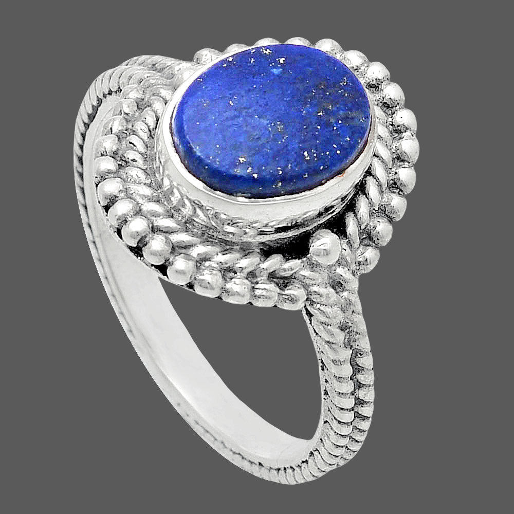 Premium Quality Lapis Lazuli - Afghanistan Ring size-7 R-1729 42-ER13624