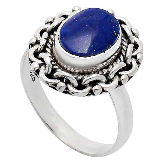 Premium Quality Lapis Lazuli - Afghanistan Ring size-7 R-1667 42-ER13630