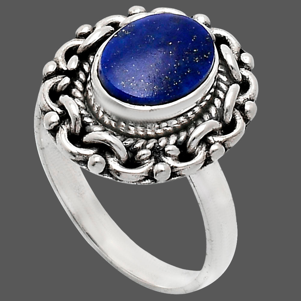 Premium Quality Lapis Lazuli - Afghanistan Ring size-7 R-1667 42-ER13637