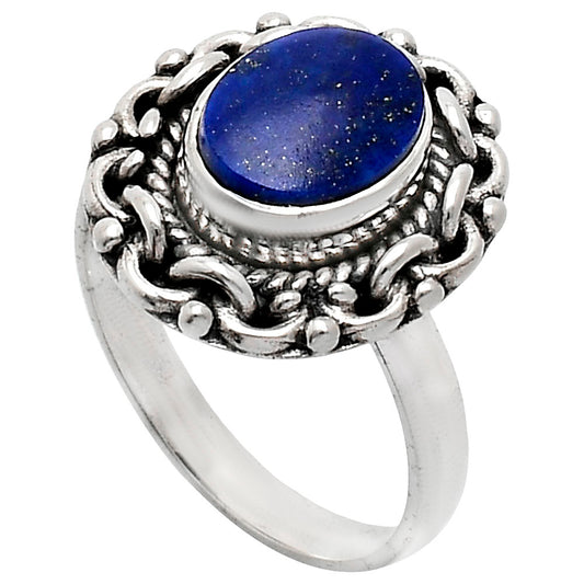 Premium Quality Lapis Lazuli - Afghanistan Ring size-7 R-1667 42-ER13637