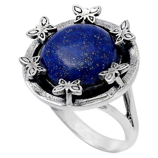 Premium Quality Natural Lapis Lazuli Ring size-7 R-1716 42-ER13647