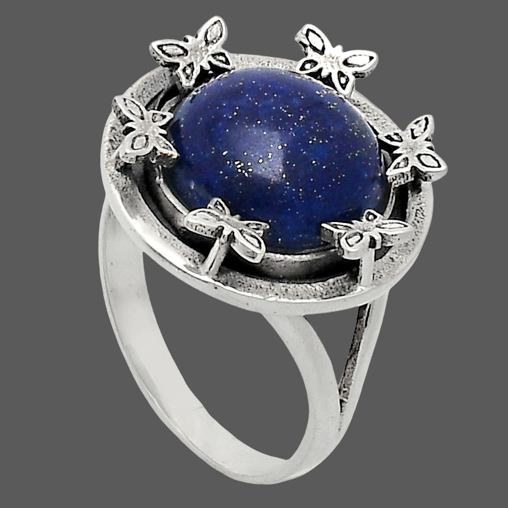 Premium Quality Natural Lapis Lazuli Ring size-7 R-1716 42-ER13654