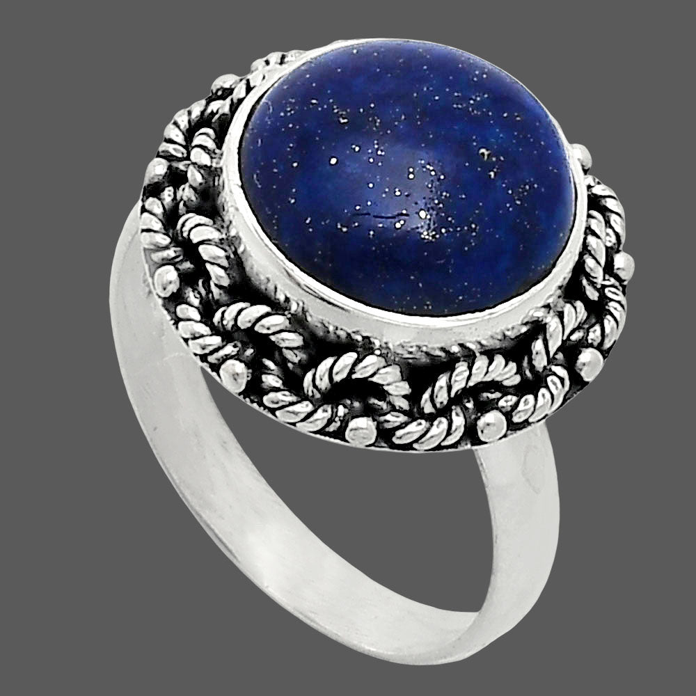 Premium Quality Natural Lapis Lazuli Ring size-8 R-1266 42-ER13663
