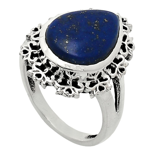 Premium Quality Natural Lapis Lazuli Ring size-7 R-1114 42-ER13665