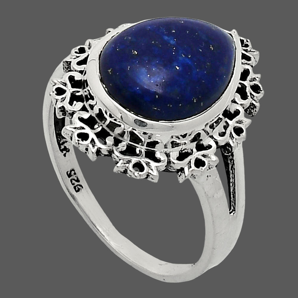 Premium Quality Natural Lapis Lazuli Ring size-9 R-1114 42-ER13676