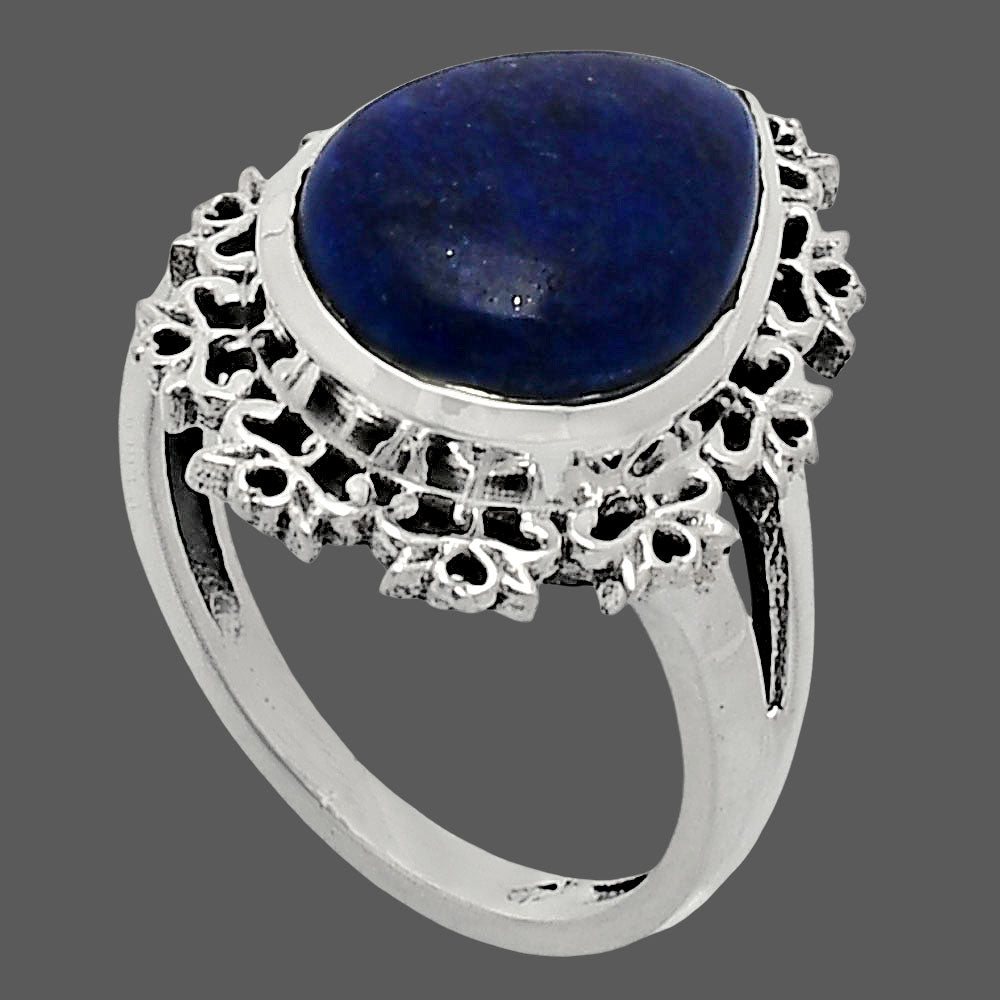 Premium Quality Natural Lapis Lazuli Ring size-7 R-1114 42-ER13677