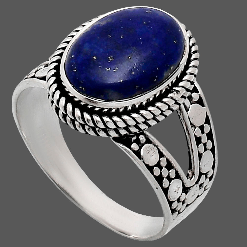 Premium Quality Lapis Lazuli Ring size-10 R-1732 42-ER13684