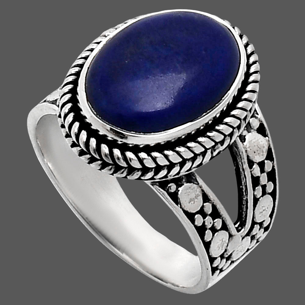 Premium Quality Natural Lapis Lazuli Ring size-7 R-1732 42-ER13687