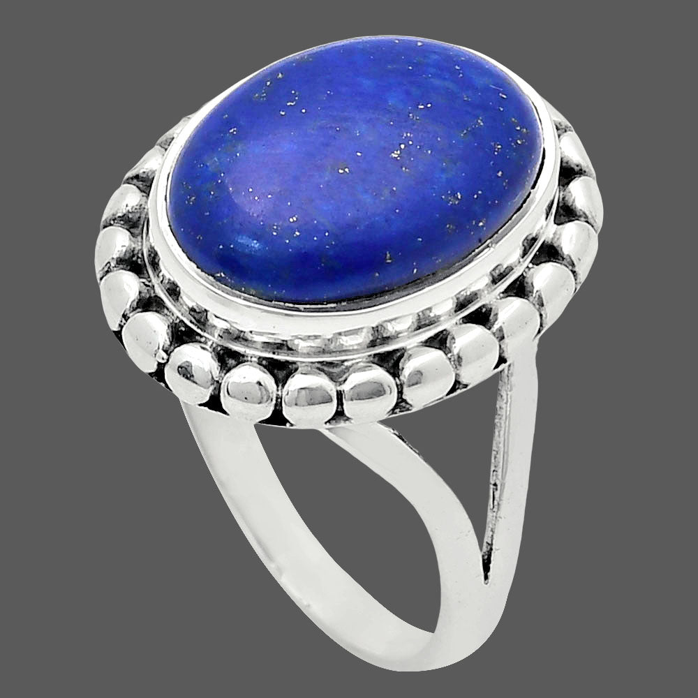 Premium Quality Lapis Lazuli - Afghanistan Ring size-7 R-1071 42-ER13699