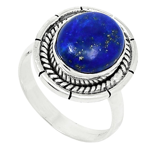 Premium Quality Natural Lapis Lazuli Ring size-7 R-1728 42-ER13734