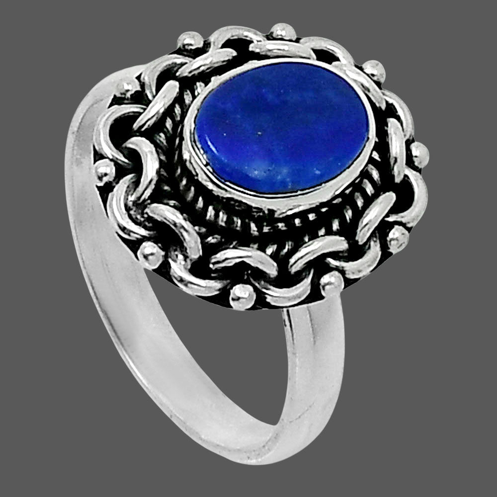Premium Quality Natural Lapis Lazuli Ring size-8 R-1667 42-ER13789