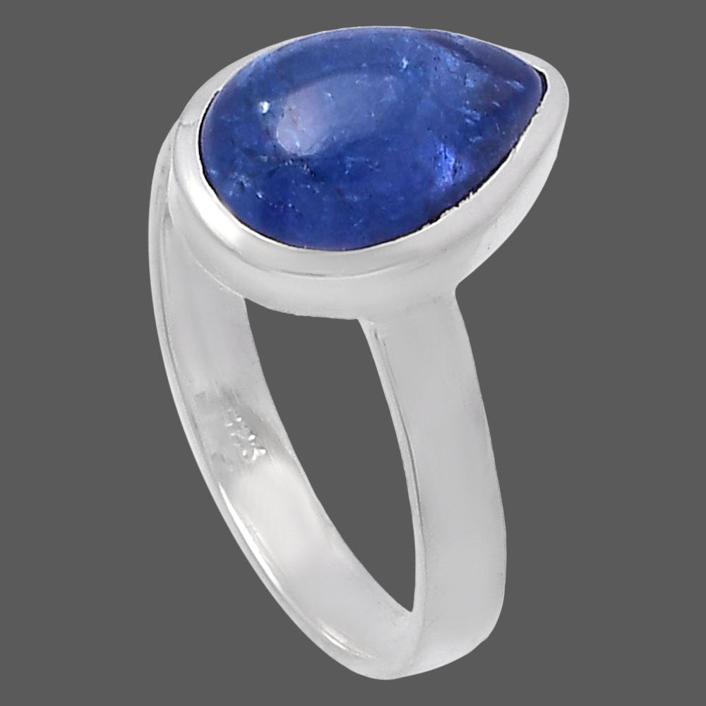 Natural Tanzanite Cab Ring size-8 R-1004 44-ER13836