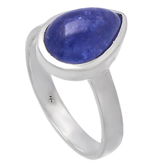 Natural Tanzanite Cab Ring size-8 R-1004 44-ER13848