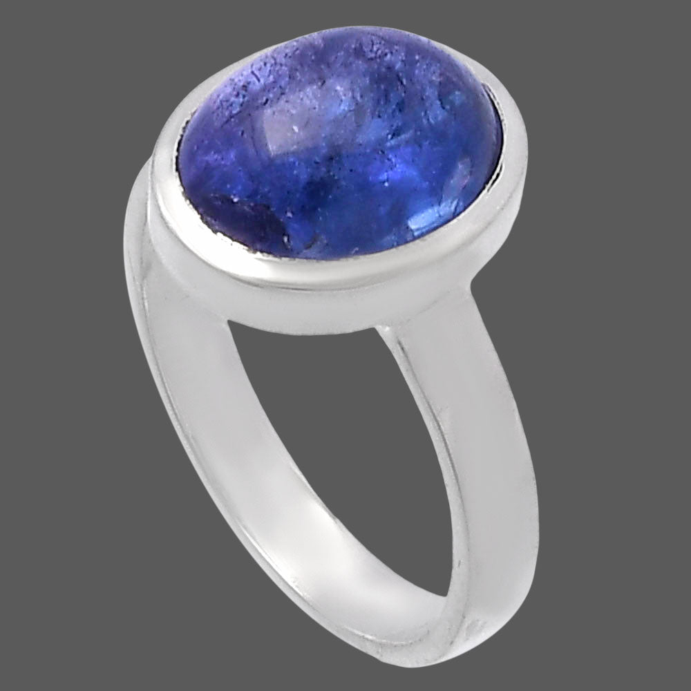 Natural Tanzanite Cab Ring size-7 R-1004 44-ER13857