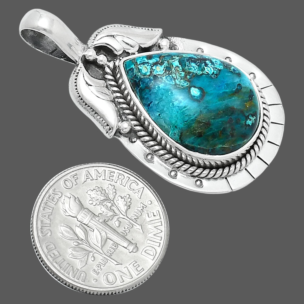 Premium Quality Shattuckite - USA Pendant P-1568 46-EP10383