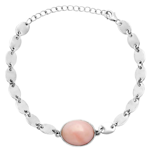 Premium Quality Natural Pink Opal - Australia Bracelet B-1044 48-EB10520