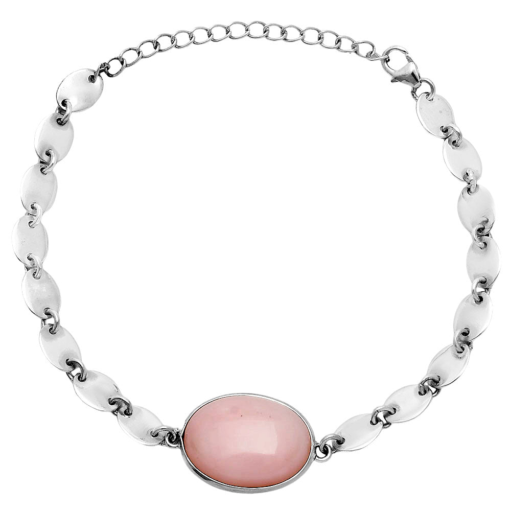Premium Quality Natural Pink Opal - Australia Bracelet B-1044 48-EB10521