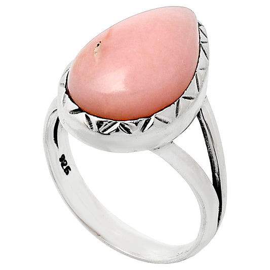 Premium Quality Pink Opal - Australia Ring size-7 R-1074 48-ER13965