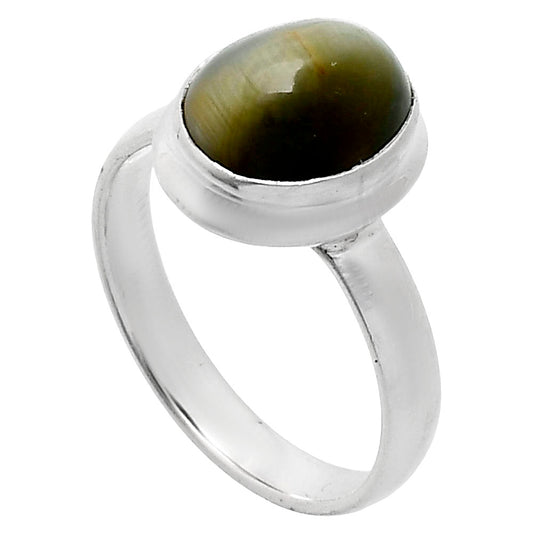 Premium Quality Genuine Cats Eye Ring size-8 R-1007 49-ER14024