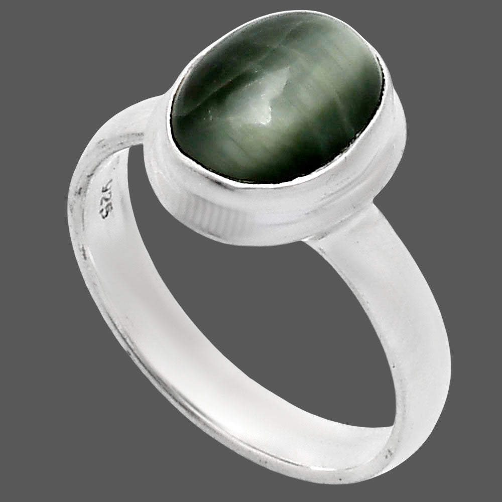 Premium Quality Genuine Cats Eye Ring size-7 R-1007 49-ER14027