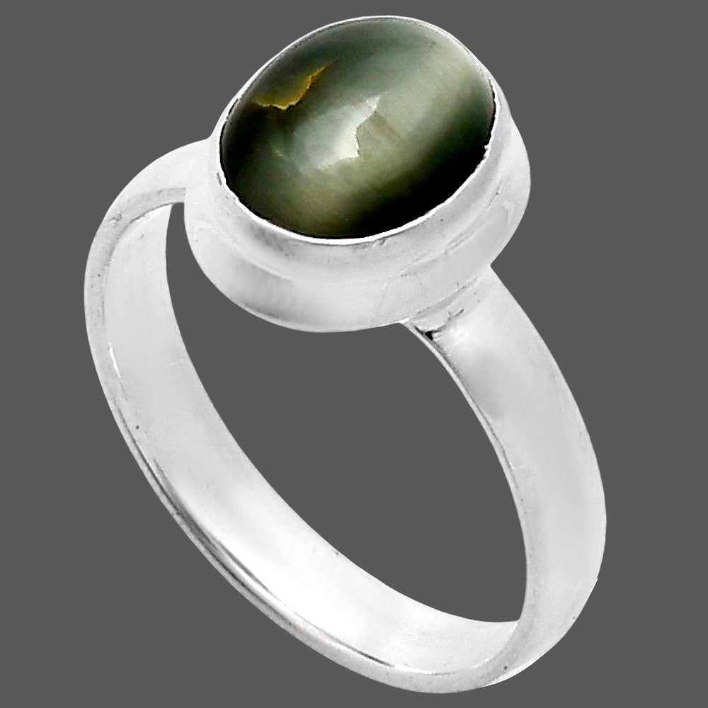 Premium Quality Genuine Cats Eye Ring size-8 R-1007 49-ER14037