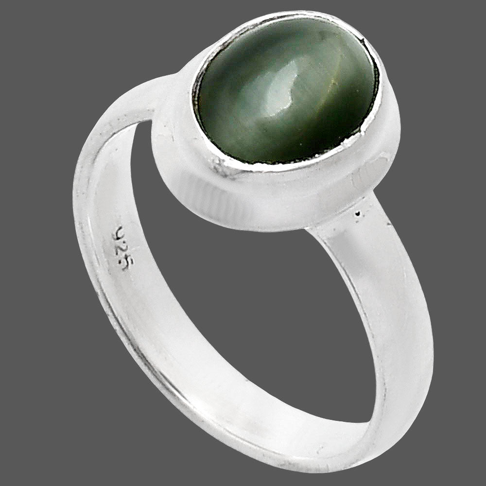 Premium Quality Genuine Cats Eye Ring size-7 R-1007 49-ER14043