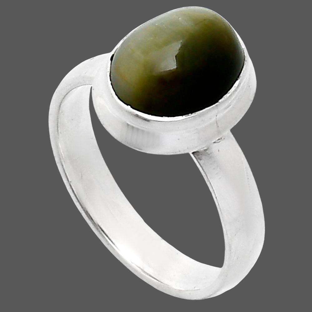 Premium Quality Genuine Cats Eye Ring size-6 R-1007 49-ER14046