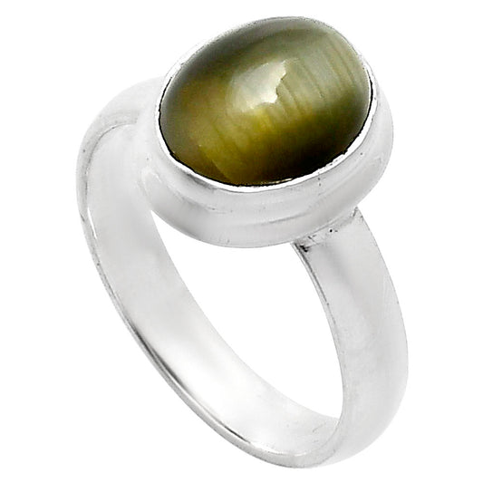 Premium Quality Genuine Cats Eye Ring size-6 R-1007 49-ER14069