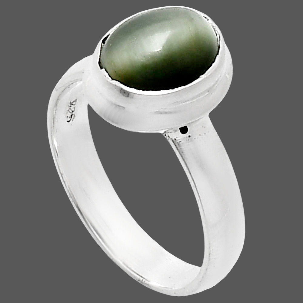 Premium Quality Genuine Cats Eye Ring size-6 R-1007 49-ER14082