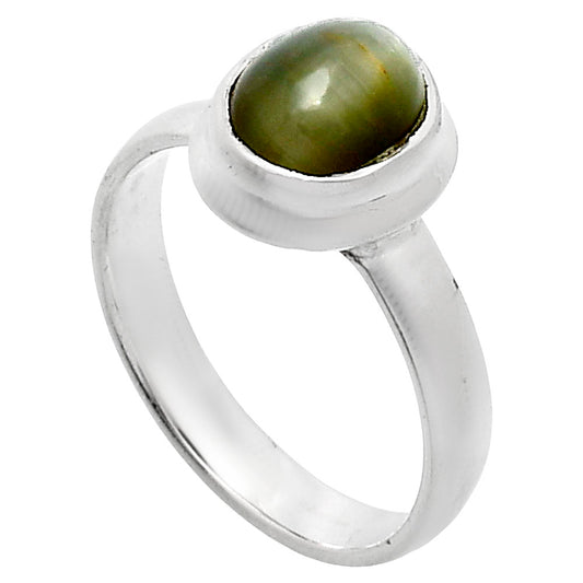 Premium Quality Genuine Cats Eye Ring size-7 R-1007 49-ER14087