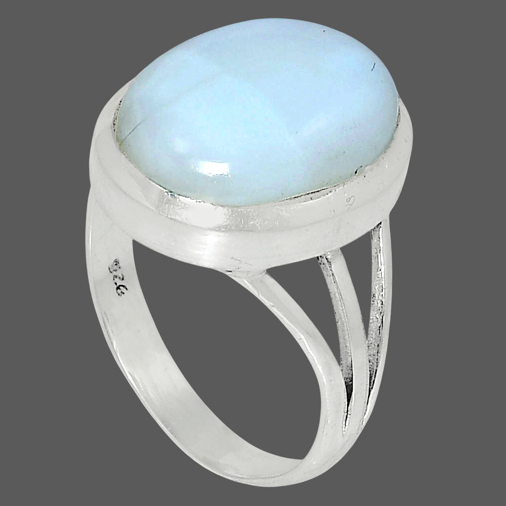 Premium Quality Natural White Opal Ring size-8 R-1006 50-ER14100