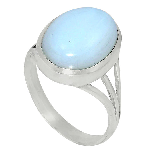 Premium Quality Natural White Opal Ring size-10 R-1006 50-ER14107