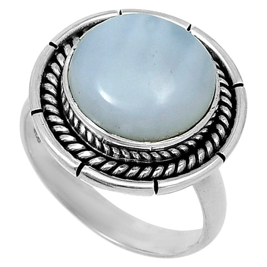 Premium Quality Natural White Opal Ring size-7 R-1728 50-ER14110