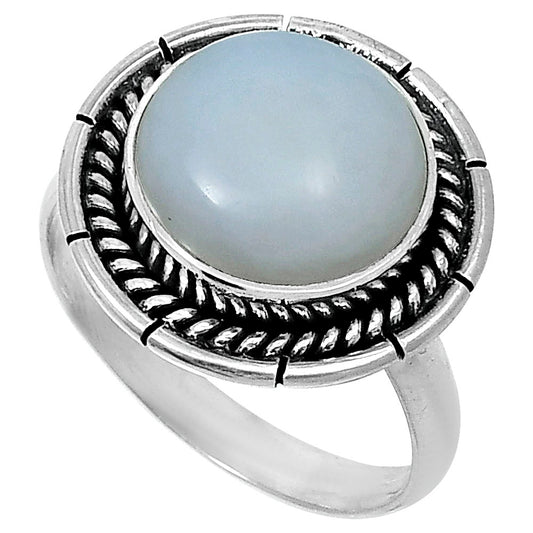Premium Quality Natural White Opal Ring size-8 R-1728 50-ER14115