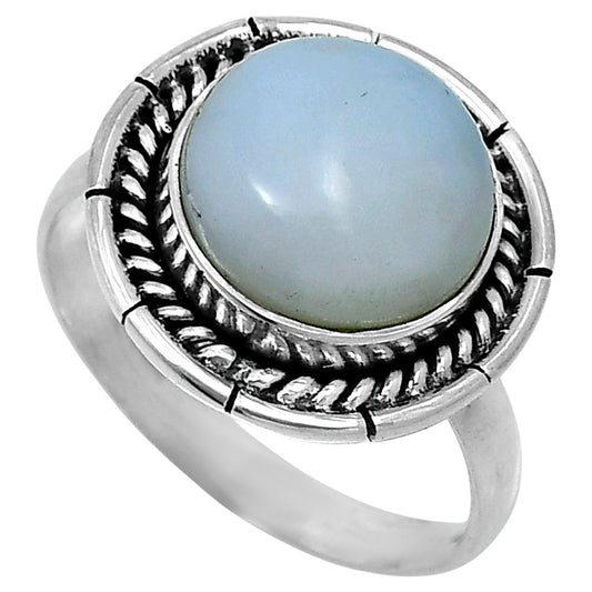 Premium Quality Natural White Opal Ring size-10 R-1728 50-ER14119