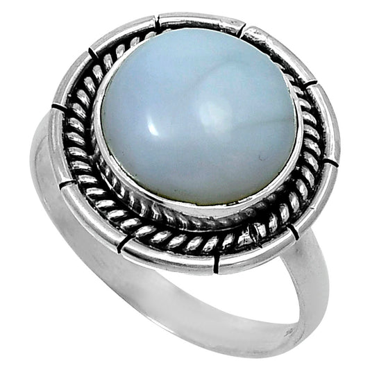 Premium Quality Natural White Opal Ring size-10 R-1728 50-ER14120